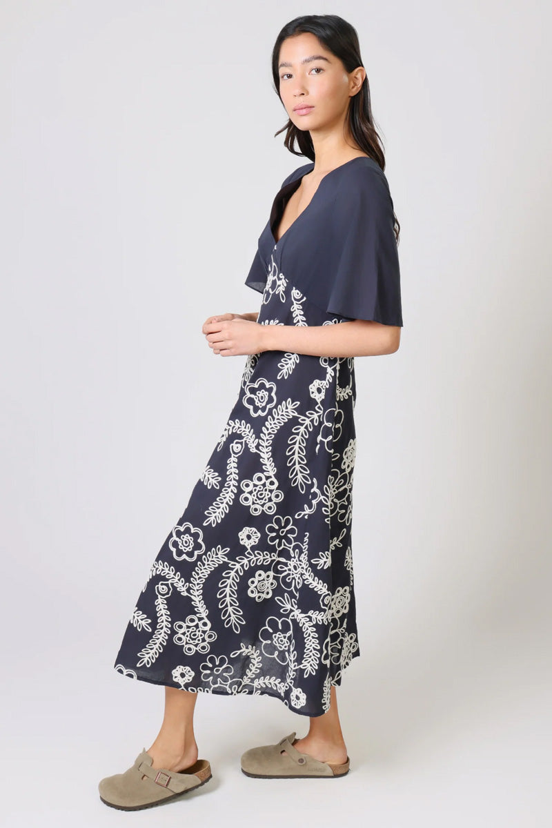 TRAFFIC PEOPLE Blythe Dress Dark Blue – Calitaa & Co