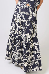 TRAFFIC PEOPLE Serenity Skirt Cream/Navy