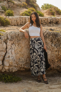 TRAFFIC PEOPLE Serenity Skirt Cream/Navy