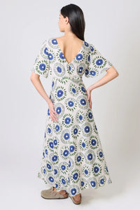 TRAFFIC PEOPLE Rene Dress Cream/Navy Floral