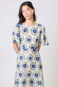 TRAFFIC PEOPLE Rene Dress Cream/Navy Floral