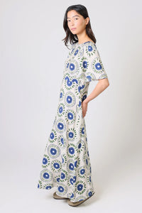 TRAFFIC PEOPLE Rene Dress Cream/Navy Floral