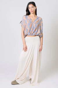 TRAFFIC PEOPLE Whispers Top Camel/Blue