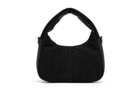 Sindy Small Hobo Handbag Black