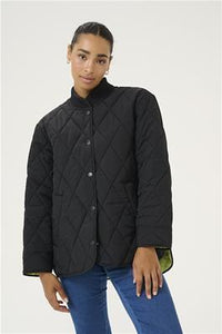 KAFFE KAlorena Quilted Jacket Black