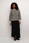 KAFFE KAellery Sweater Stone/Black