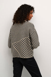 KAFFE KAverana Knit Sweater Stone/Black