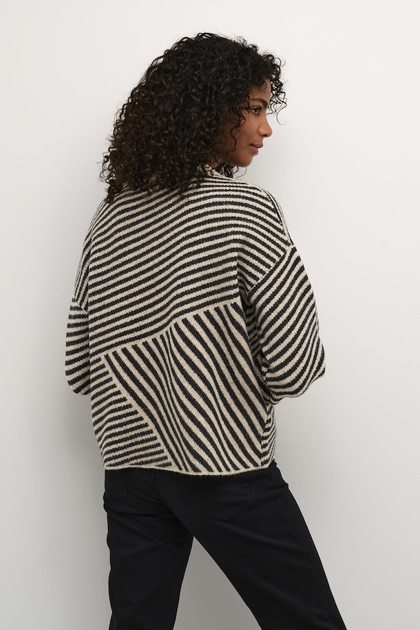 KAFFE KAverana Knit Sweater Stone/Black