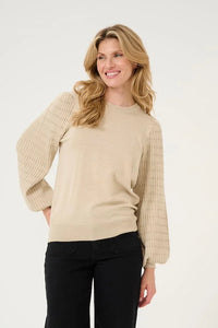 KAFFE KAnanna Sweater Stone