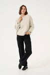 KAFFE KAellery Sweater Stone/Taupe