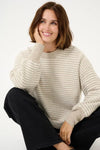 KAFFE KAellery Sweater Stone/Taupe