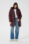 KAFFE KAsusanne Quilted Coat-Fudge