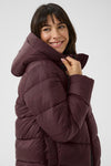 KAFFE KAsusanne Quilted Coat-Fudge