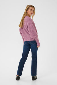 KAFFE KAuma V-Neck Cardigan Tulipwood Melange