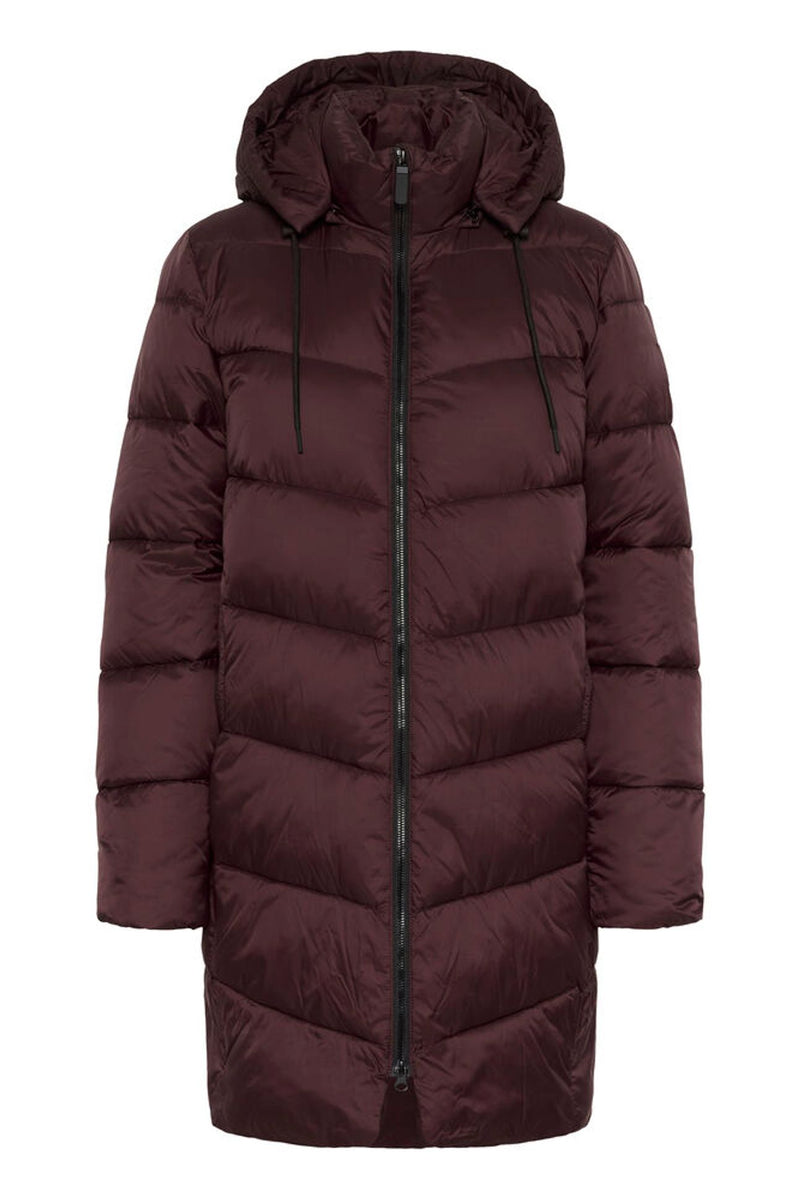 KAFFE KAsusanne Quilted Coat-Fudge