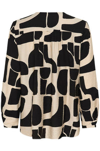 InWear LYNN IW Blouse Black Soft Blocks