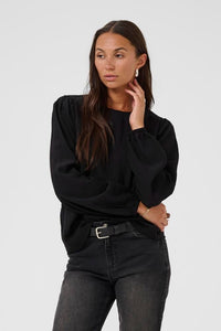 KAFFE KAvivy Blouse-Deep Black