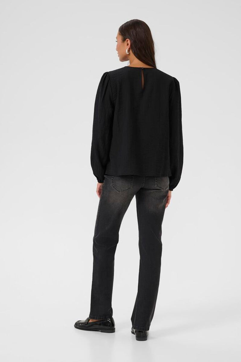 KAFFE KAvivy Blouse-Deep Black