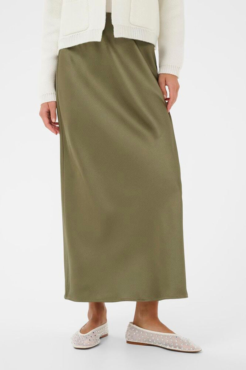 KAFFE KAlotte Skirt-Dusky Green