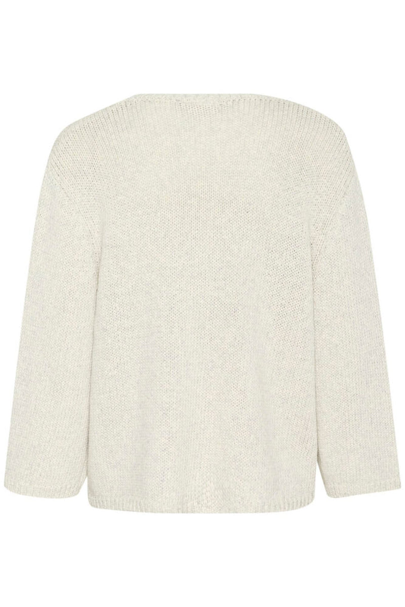 KAFFE KAgerdi V Neck Pullover Turtledove Melange