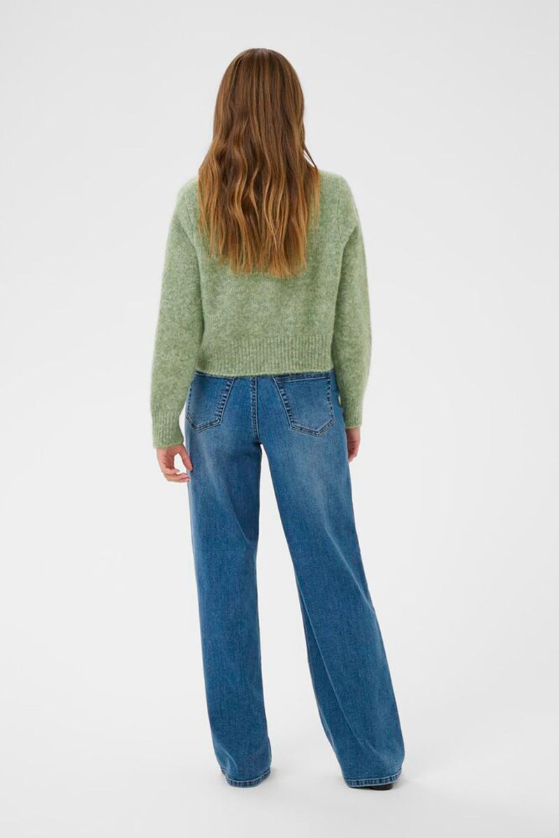 KAFFE KAmelania Cardigan-Sea spray Melange