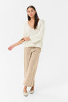 KAFFE KAgerdi V Neck Pullover Turtledove Melange
