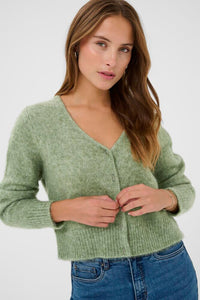 KAFFE KAmelania Cardigan-Sea spray Melange