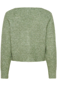 KAFFE KAmelania Cardigan-Sea spray Melange