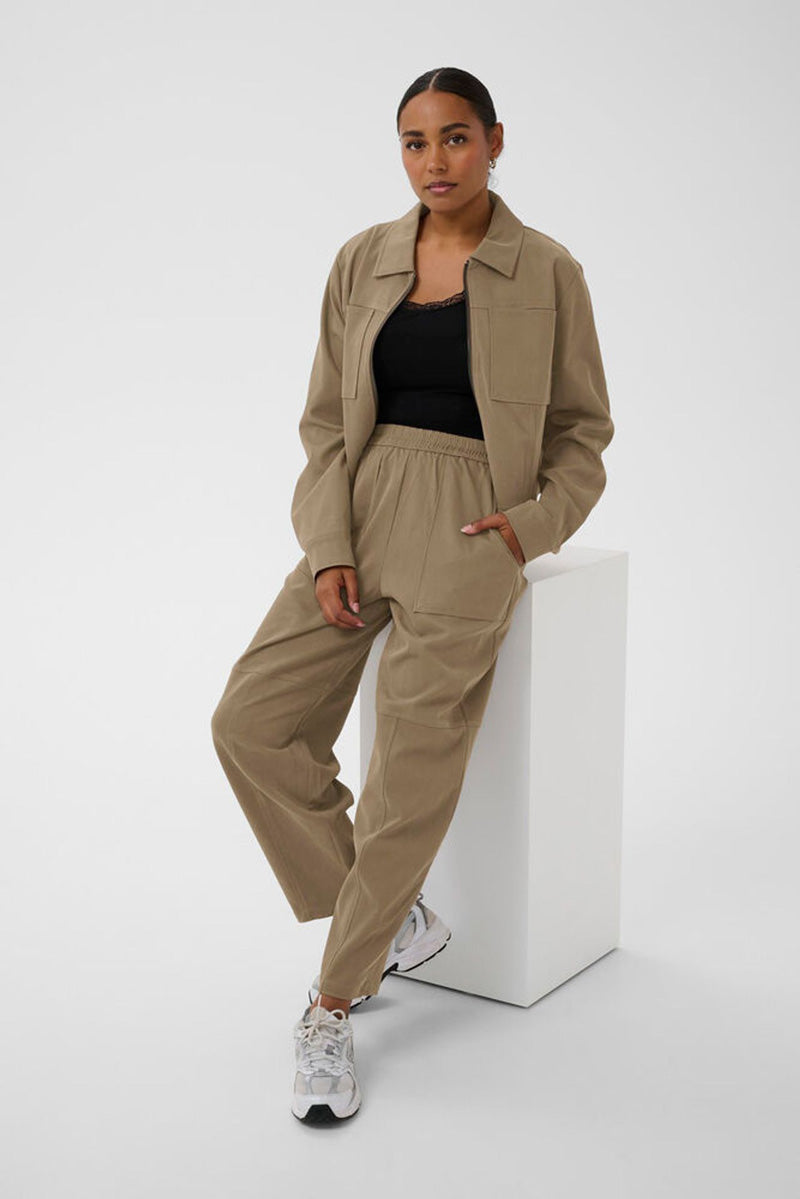 KAFFE KAcerina Trousers-Morel