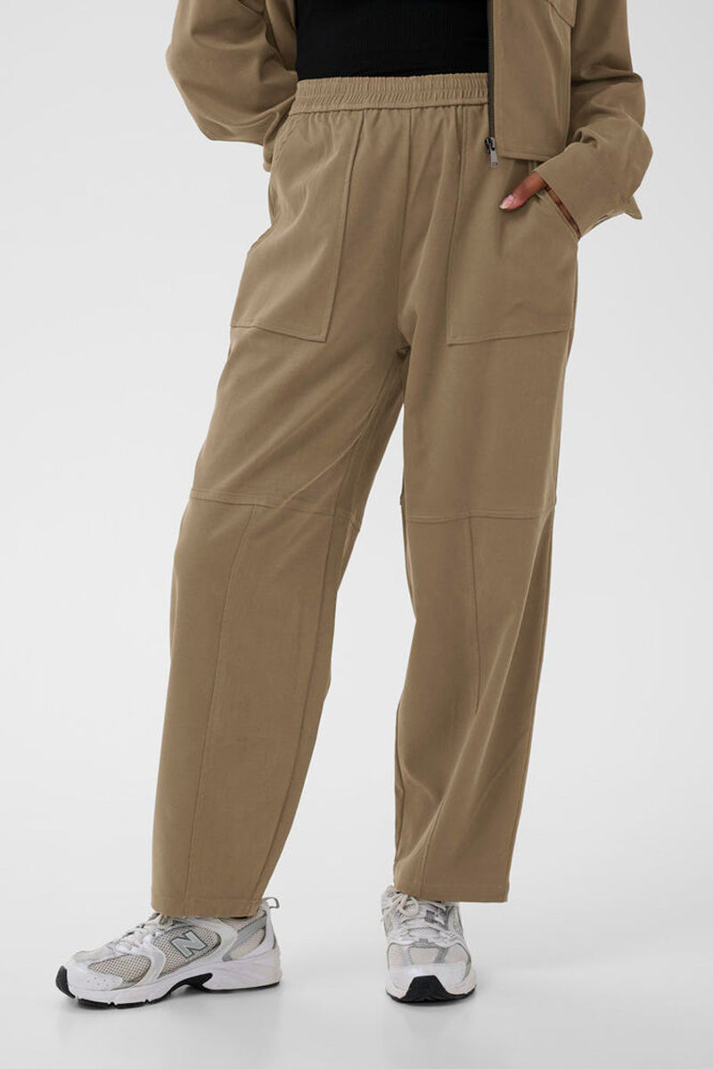 KAFFE KAcerina Trousers-Morel