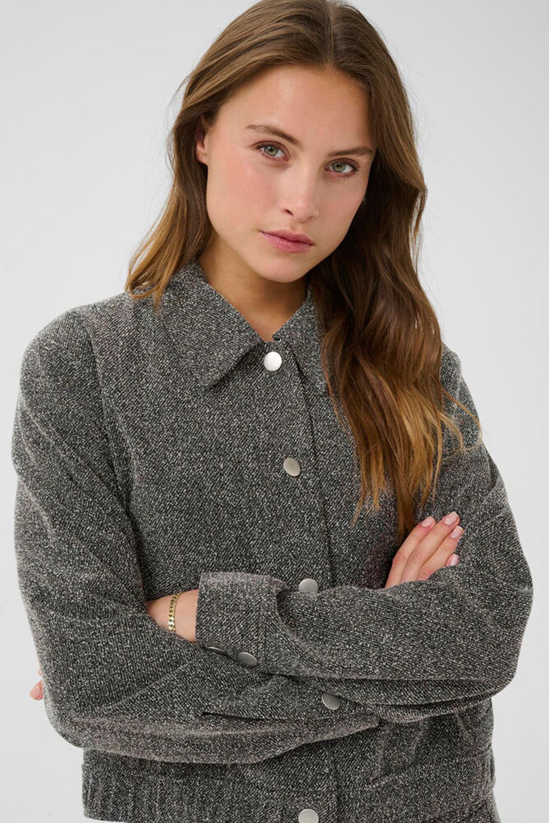 KAFFE KAalba Jacket Black Melange