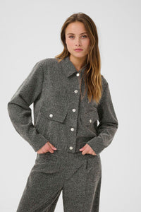 KAFFE KAalba Jacket Black Melange