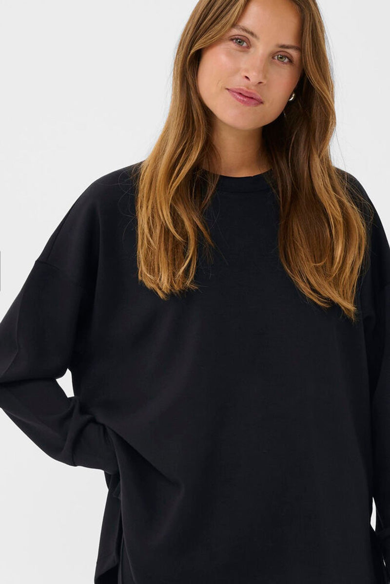 KAFFE KAannika Sweatshirt Deep Black
