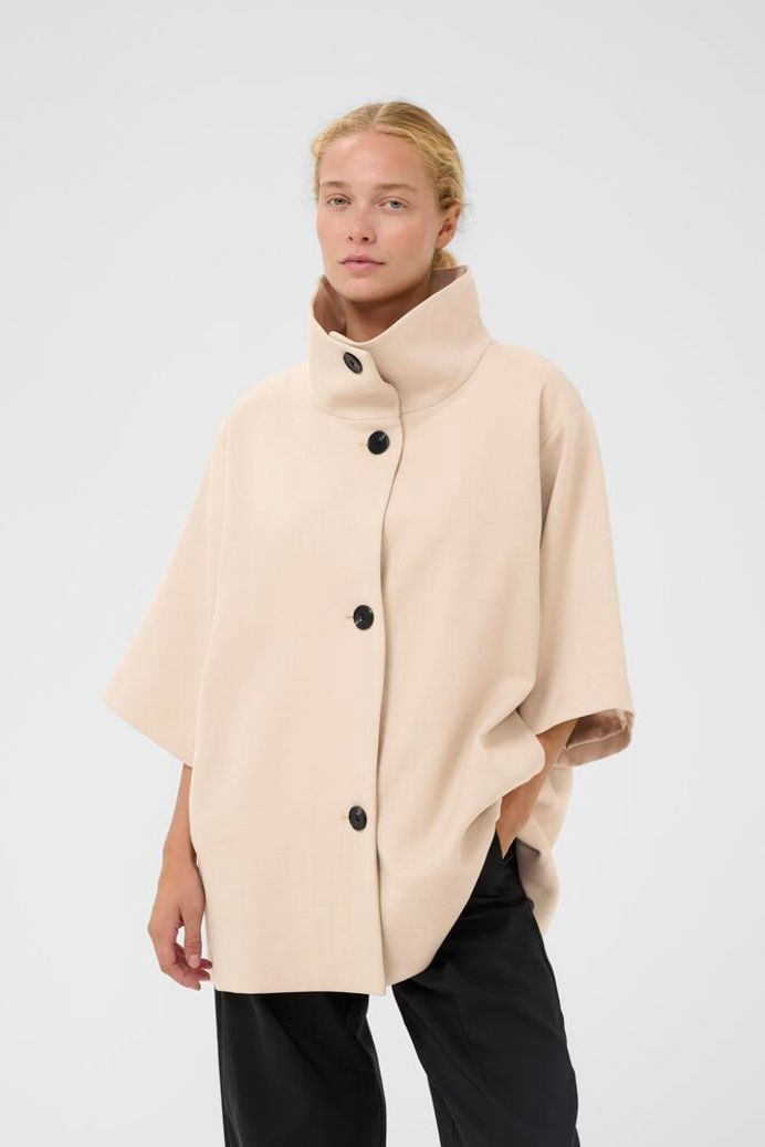 InWear HOLLY Cape Jacket Ecru