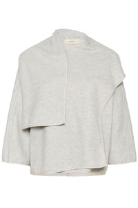 InWear TWIGGY Cape Jacket Light Grey Melange