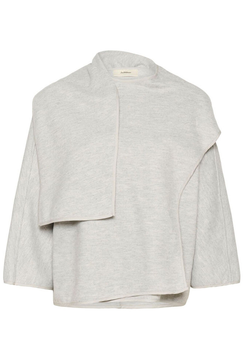 InWear TWIGGY Cape Jacket Light Grey Melange