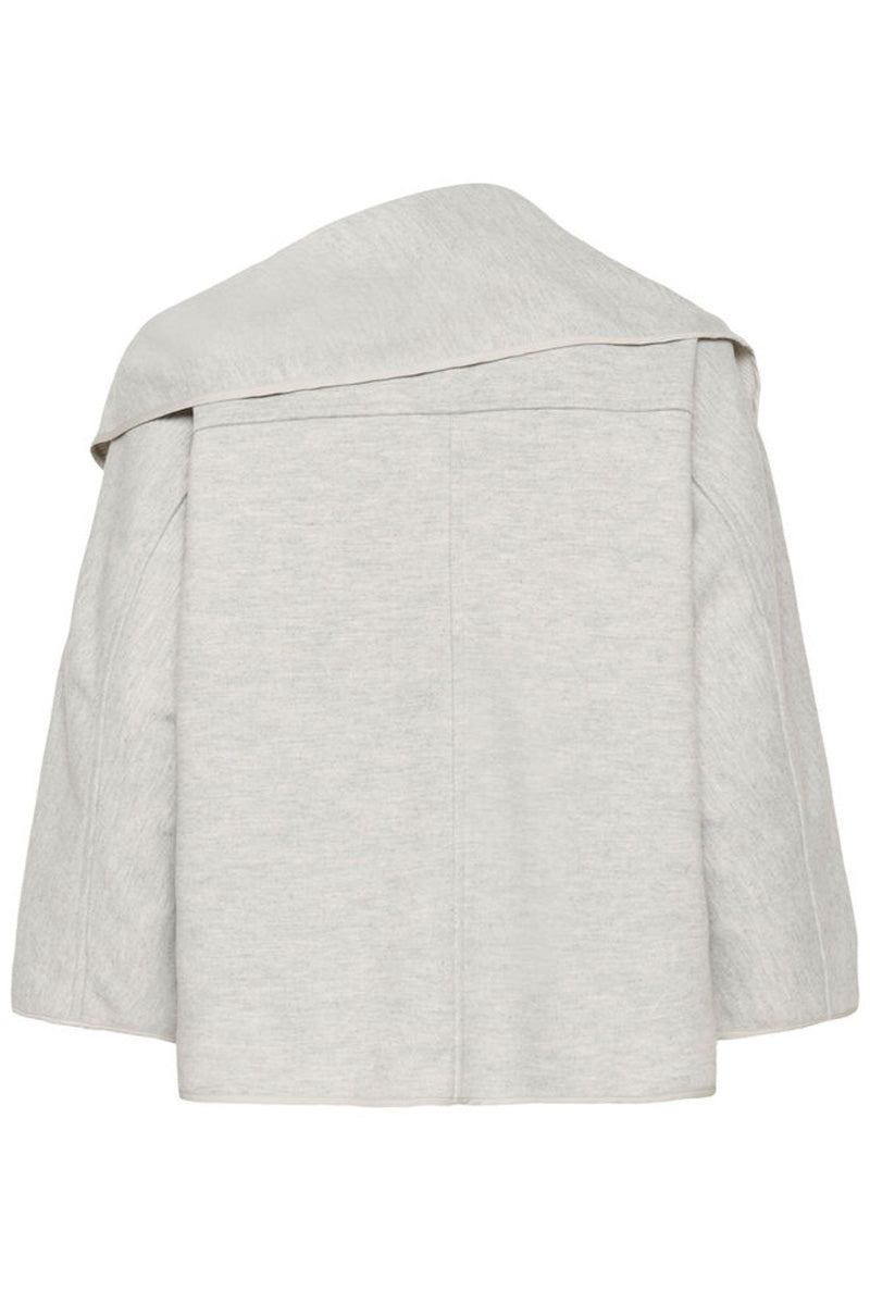 InWear TWIGGY Cape Jacket Light Grey Melange