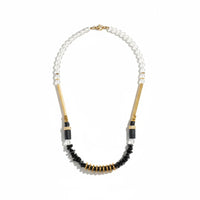 GIST Hematite Necklace Natural/Black