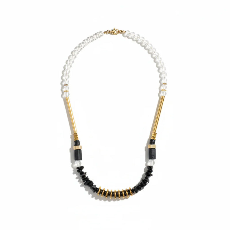 GIST Hematite Necklace Natural/Black