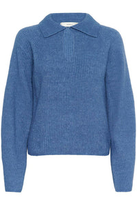 InWear NIA Polo Sweater Dutch Blue
