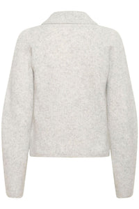 InWear NIA Polo Sweater Light Grey Melange