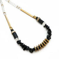 GIST Hematite Necklace Natural/Black
