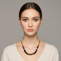 GIST Hematite Necklace Natural/Black