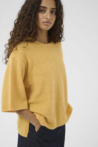 InWear GUNIIW TEE Sweater Yolk Yellow Melange