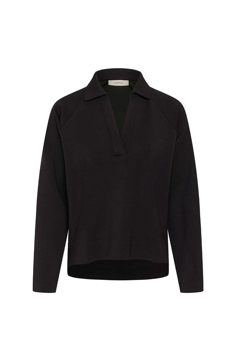 InWear SIMI VINCENT IW Polo Blouse Black