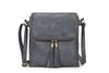 Tara Tassle Crossbody Handbag Grey