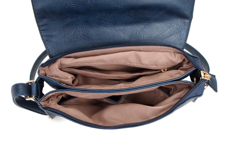 Tara Tassle Crossbody Handbag Grey