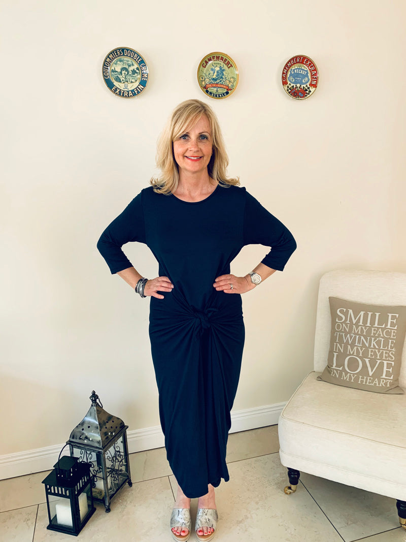 Amy Parachute Dress Navy