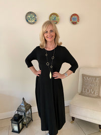 Amy Parachute Dress Black