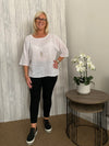 Leah Cotton Top White